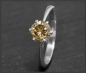 Preview: Brillant Solitär Ring, 1,18ct Diamant, 585 Weißgold